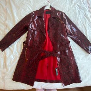 BLANK NYC Snakeskin coat